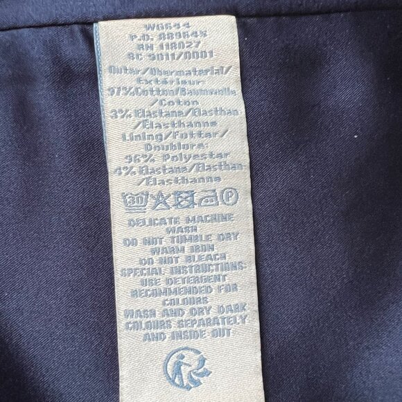 BODEN pencil skirt, Hardly worn, navy/multi, Size 4R - Picture 5 of 5